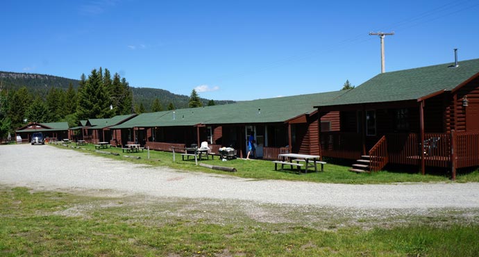 Cabins near West Yellowstone